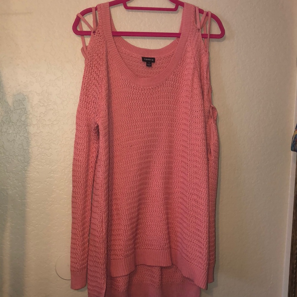 Torrid Pink Sweater Top